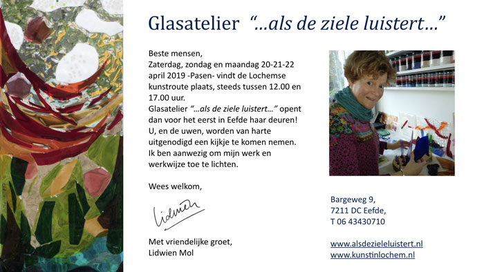 Uitnodiging kunstroute 2019